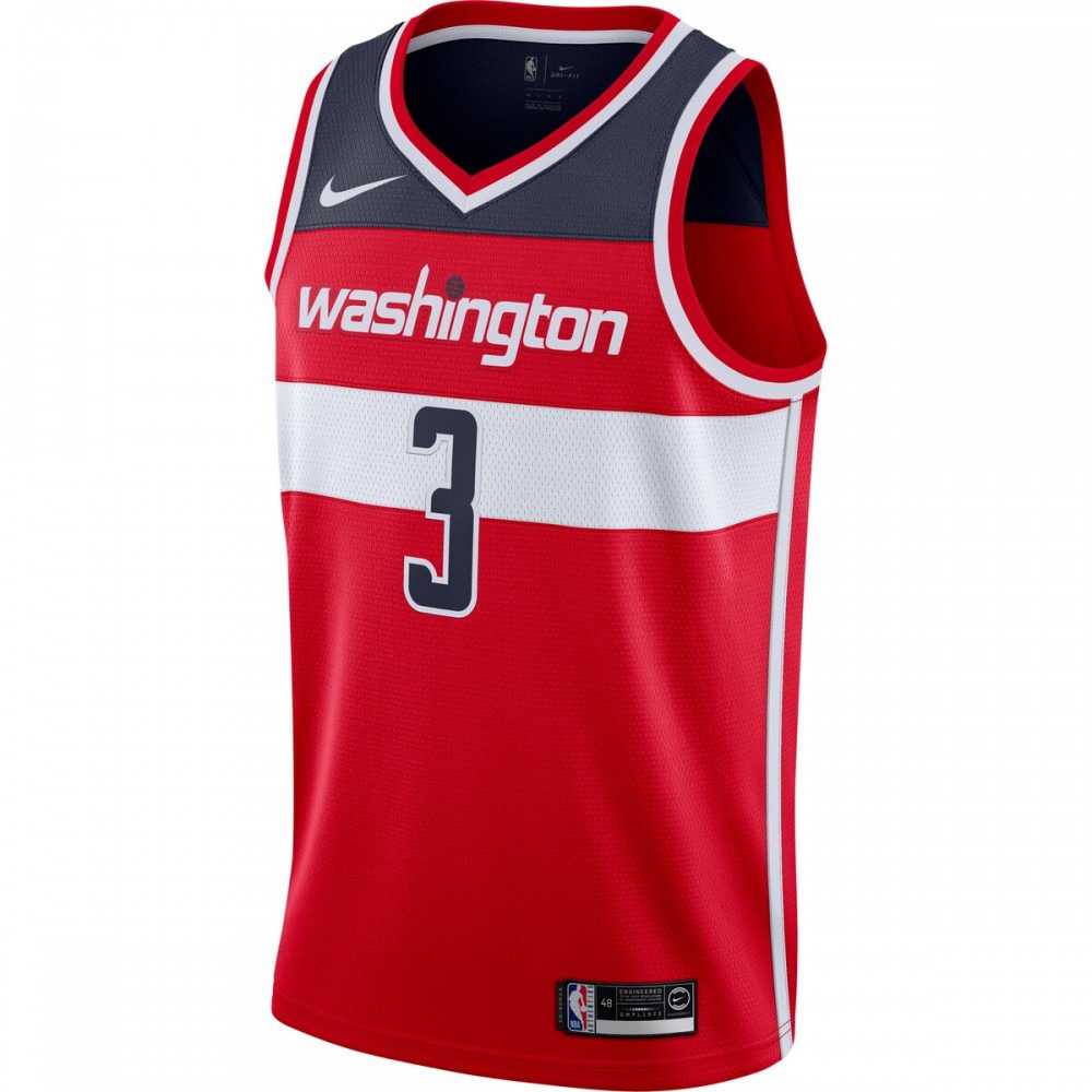 Bradley Beal Washington Wizards 2019/2020 Swingman Jersey - Icon Edition - Red-Pro Kit Vault | Brand New 26/27 Sports Jerseys
